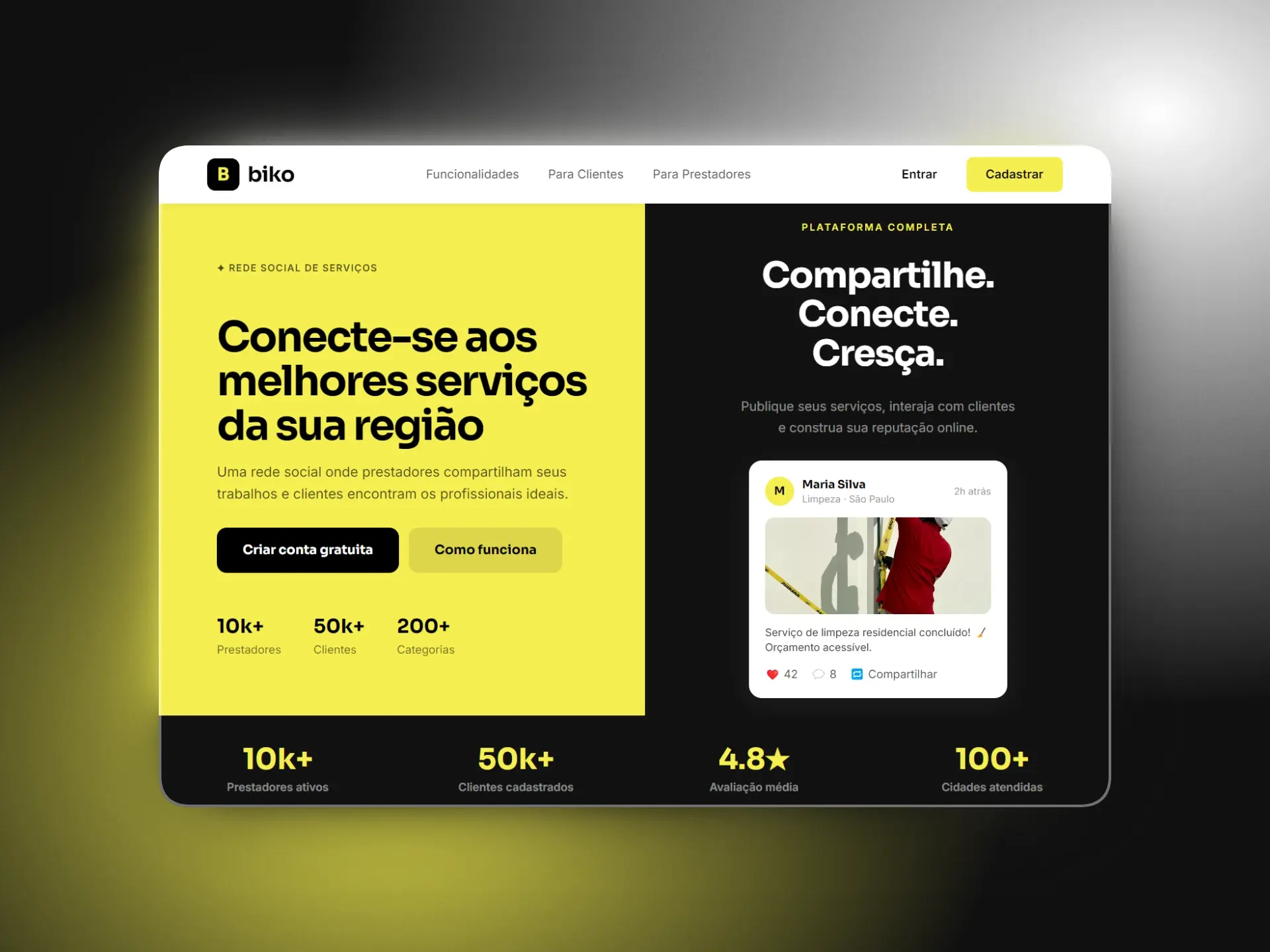 Preview do site